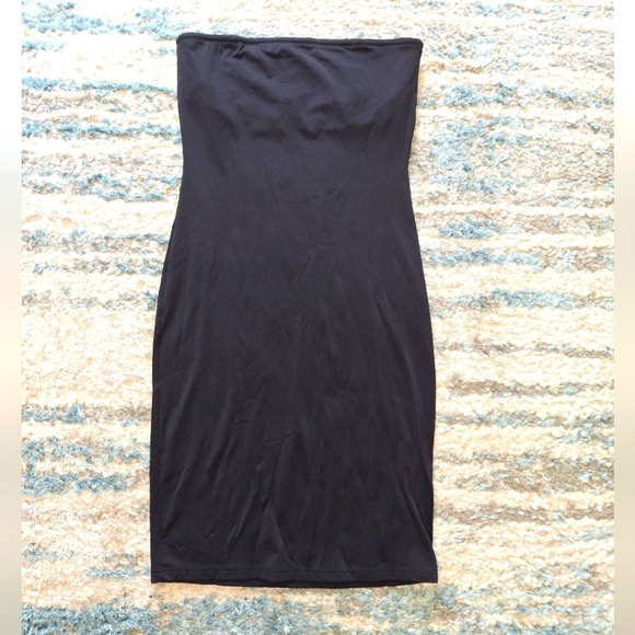 Vassarette Black Shapewear Dress sz Large EUC - Picture 1 of 4